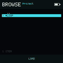 NullPerator Project Browser listing project directories