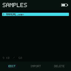 NullPerator project sample pool browser
