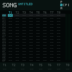 Song view with the top-right navigation map visible while Shift is held